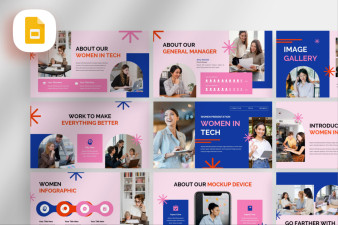 Women In Tech Google Slide Template